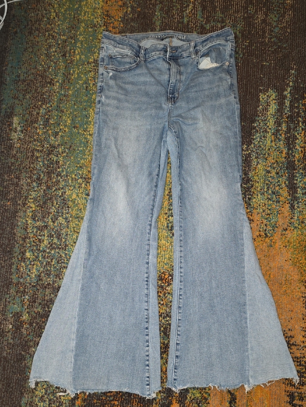 American Eagle Outfitters Light Wash Flare Jeans